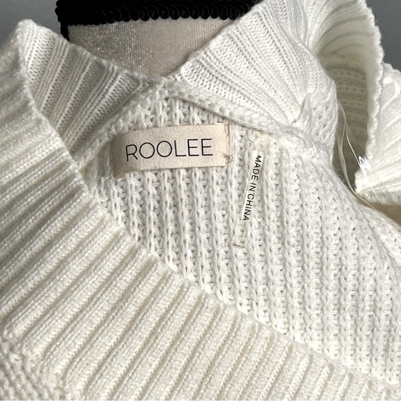 Roolee Cream V-Neck Sweater Vest - Picture 6 of 8